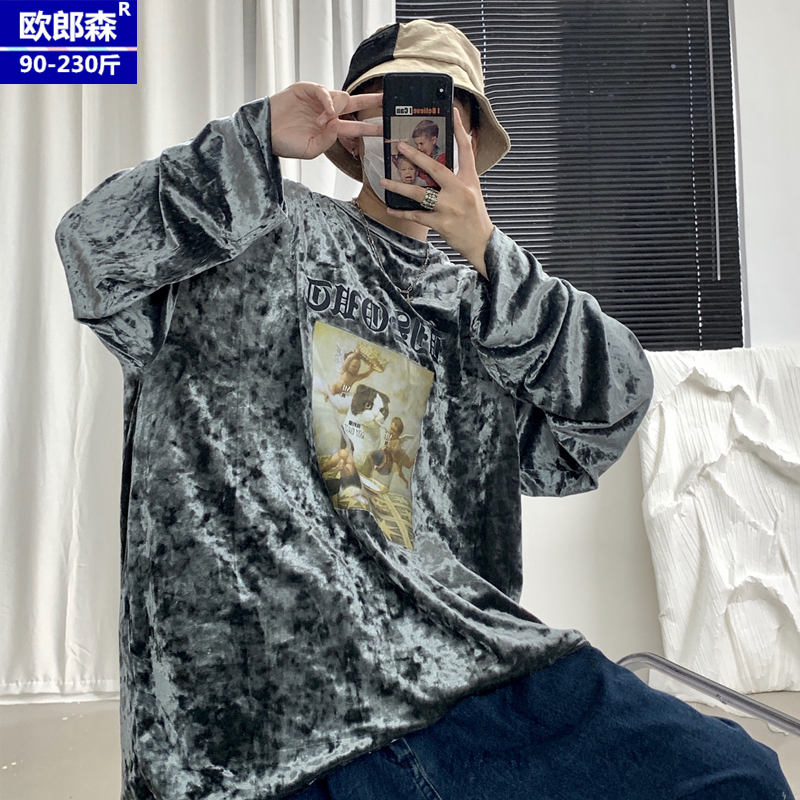 เสื้อยืดผู้ชายอ้วน S-5XL(อกเสื้อ39-51นิ้ว)