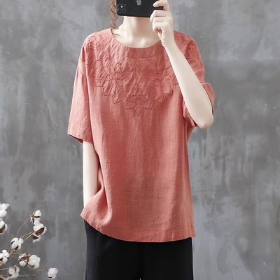 เสื้อเชิ้ตผ้าฝ้ายลินิน ขายเสื้อเชิ้ต ผ้าลินิน เสื้อเชิ้ตผ้าฝ้ายผู้หญิง