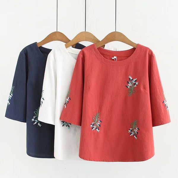 เสื้อลินินสไตล์ผู้ใหญ่ เสื้อคุณแม่ เสื้อผู้ใหญ่ แบรนด์ LININ