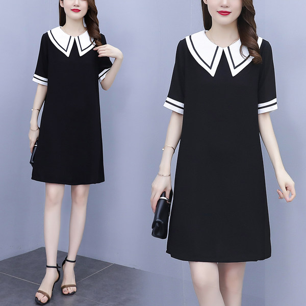 เดรสคนอ้วน เดรสสาวอวบ ชุดเดรสคนอ้วนวัยรุ่น BY PLUS SIZE Girl