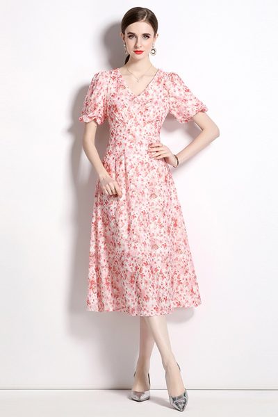 ชุดเดรสยาวสวยๆ ชุดเดรสยาวใส่สบาย ใส่ทำงาน