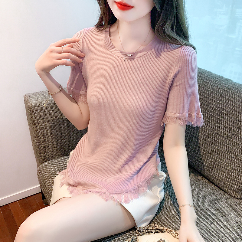 เสื้อผ้าวัยรุ่นเกาหลี เสื้อยืดวัยรุ่นผู้หญิง มีขนาด S M L XL