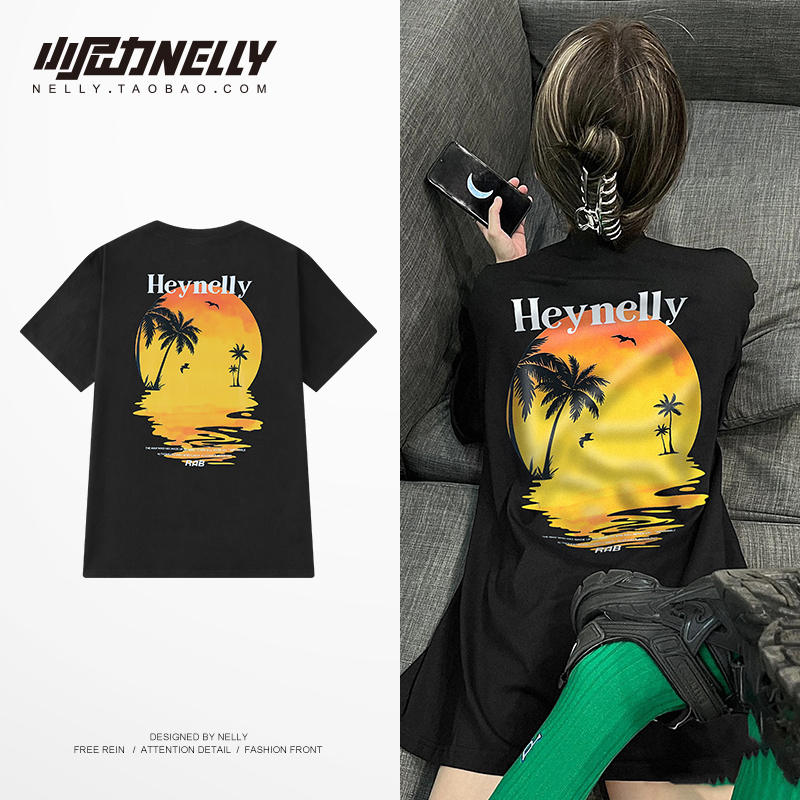 เสื้อยืดคอกลม ผู้ชาย เสื้อยืดผู้ชายเกาหลี เสื้อยืดเกาหลี แบรนด์ NELLY
