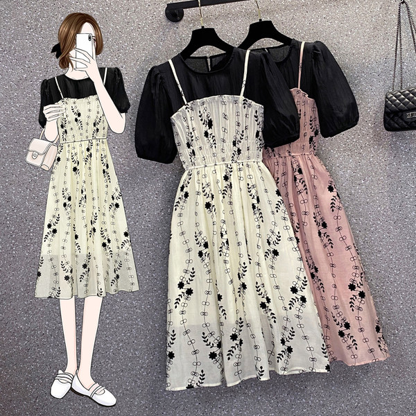 เดรสคนอ้วน เดรสสาวอวบ ชุดเดรสคนอ้วนวัยรุ่น BY PLUS SIZE Girl