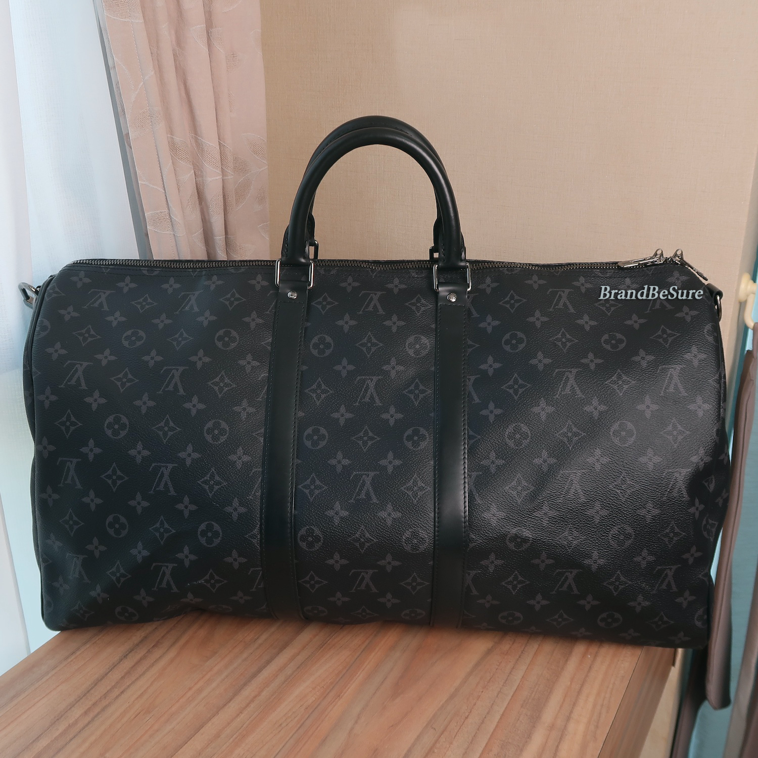 Louis Vuitton Monogram Eclipse Keepall 55 (2019)