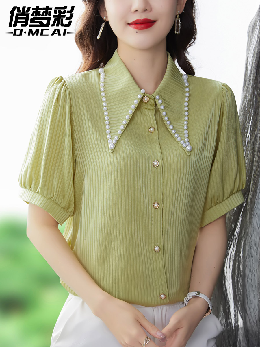 เสื้อชีฟอง เสื้อแฟชั่นสุภาพสตรีวัยผู้ใหญ่ มีไซต์ อก34นิ้ว-43นิ้ว