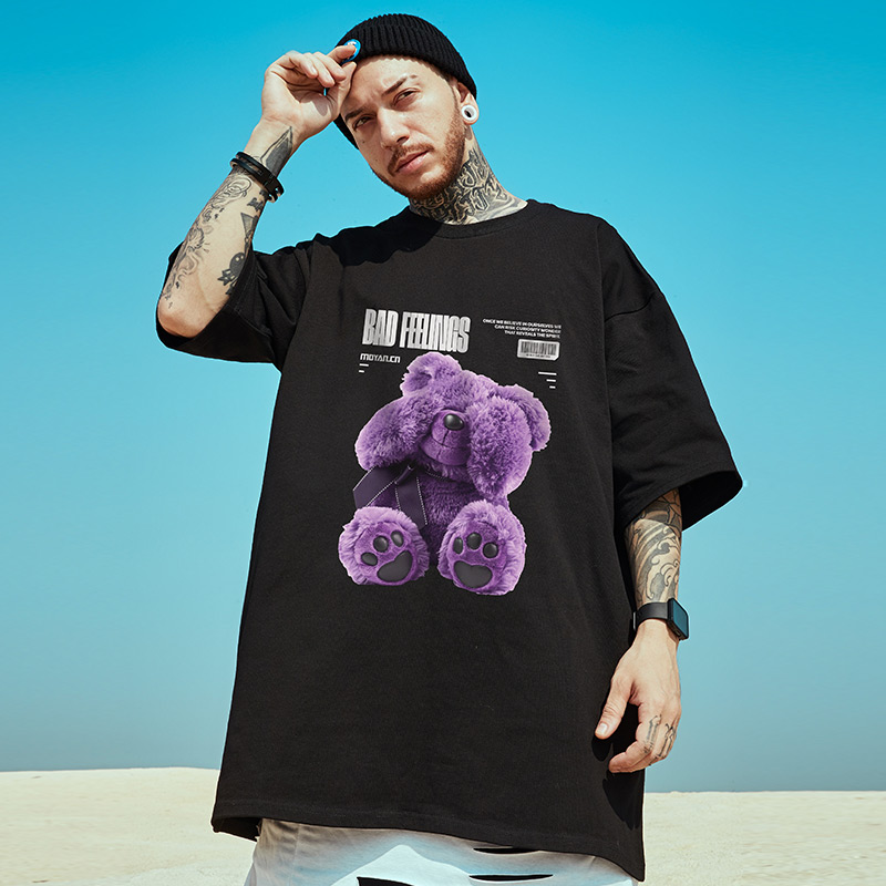 เสื้อยืดผู้ชายอ้วน S-5XL(อกเสื้อ39-51นิ้ว)