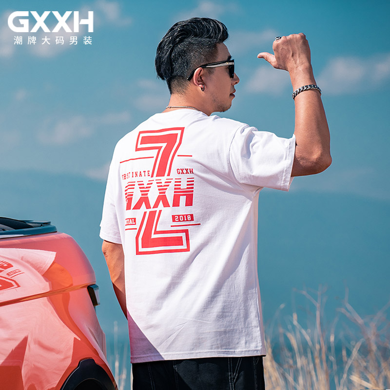 เสื้อยืดผู้ชายอ้วน S-5XL(อกเสื้อ39-51นิ้ว)