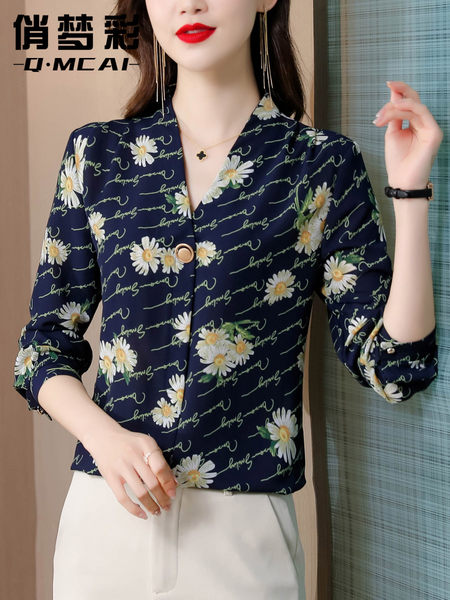 เสื้อเชิ้ต เสื้อเชิ้ตชีฟอง ลายสวยๆฟรีค่าส่ง