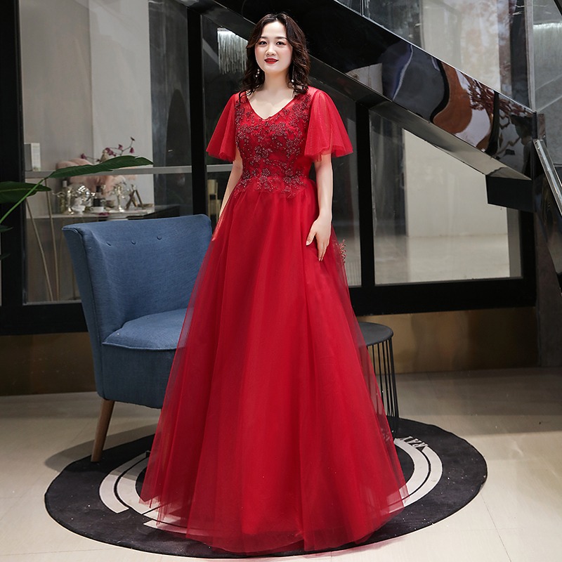 ชุดราตรีคนอ้วน ชุดราตรีไซส์ใหญ่ สาวอวบ ชุดราตรีสาวอวบ ชุดออกงานสาวอวบ ชุดออกงานคนอ้วน