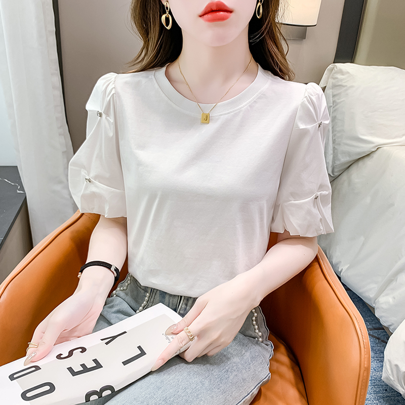 เสื้อผ้าวัยรุ่นเกาหลี เสื้อยืดวัยรุ่นผู้หญิง มีขนาด S M L XL