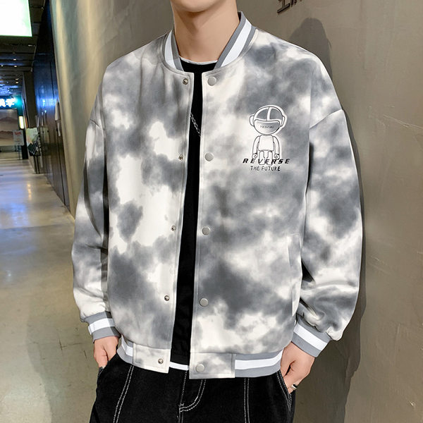 เสื้อแจ็คเก็ตเบสบอล เสื้อคลุม เสื้อแขนยาวสไตล์เกาหลี