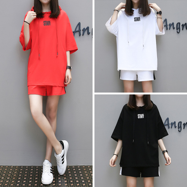 ชุดวอร์ม สูทเกาหลี Jumpsuit ชุดจั้มสูท ชุดเซท 2 ชิ้น ชุดกีฬาผู้หญิง ชุดออกกำลังกาย เสื้อกันหนาว ชุดวอร์มคู่