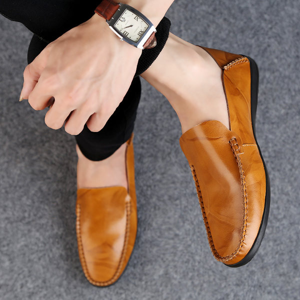 รองเท้าหนังผู้ชาย มีไซส์39-44 รองเท้าโลฟเฟอร์ชาย Slip-On Shoes