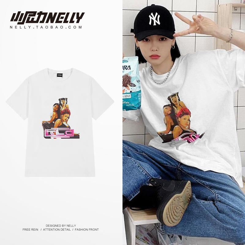 เสื้อยืดคอกลม ผู้ชาย เสื้อยืดผู้ชายเกาหลี เสื้อยืดเกาหลี แบรนด์ NELLY