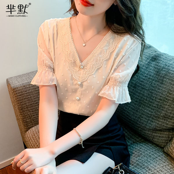 เสื้อชีฟองเกาหลี เสื้อชีฟองสวยๆ