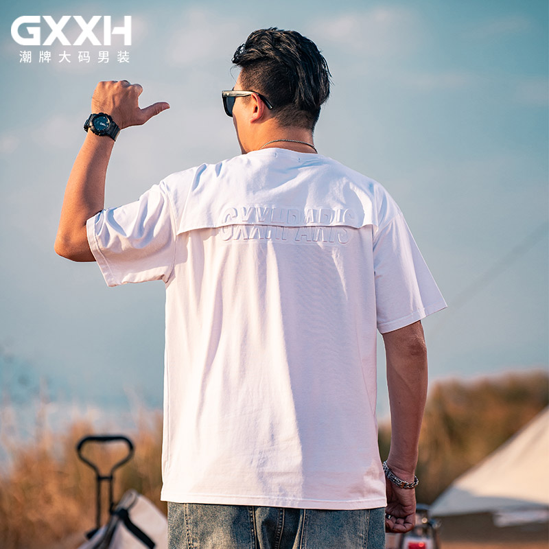 เสื้อยืดผู้ชายอ้วน S-5XL(อกเสื้อ39-51นิ้ว)