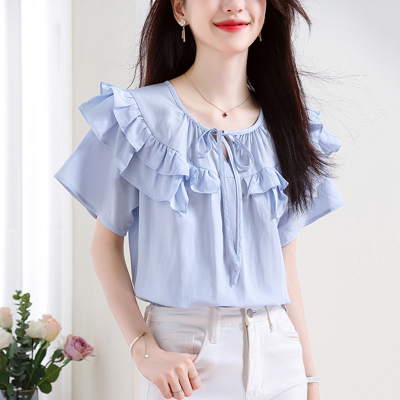 เสื้อเชิ้ตผู้หญิงแขนยาว เสื้อเชิ้ตผู้หญิงใส่ทํางาน 390 บาทต่อชิ้น ฟรีค่าจัดส่ง