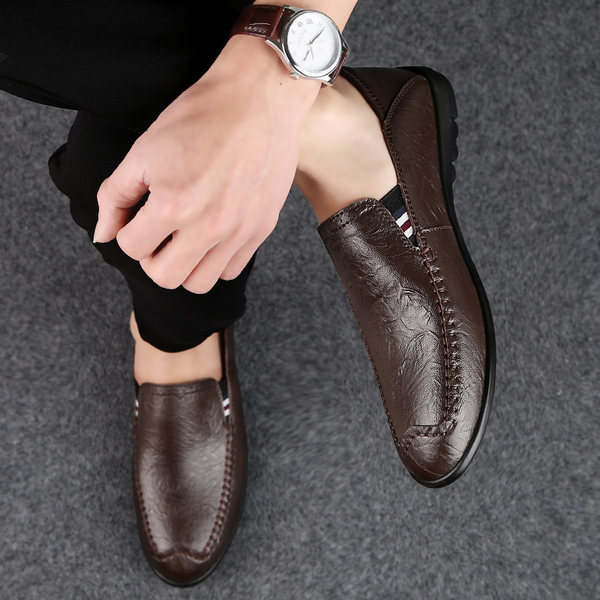 รองเท้าหนังผู้ชาย มีไซส์39-44 รองเท้าโลฟเฟอร์ชาย Slip-On Shoes