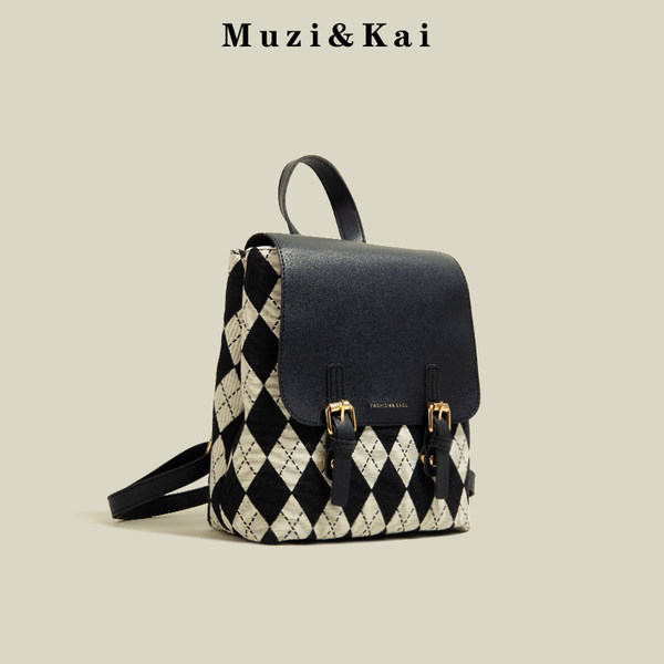 กระเป๋าสะพายข้างผู้หญิง กระเป๋าสะพายสไตล์เกาหลี By Muzi&Kai