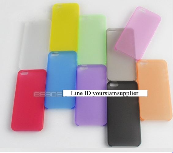 ซื้อ 1 แถม 1 Case ใส่ Iphone 5 5s แบบใส สีม่วง