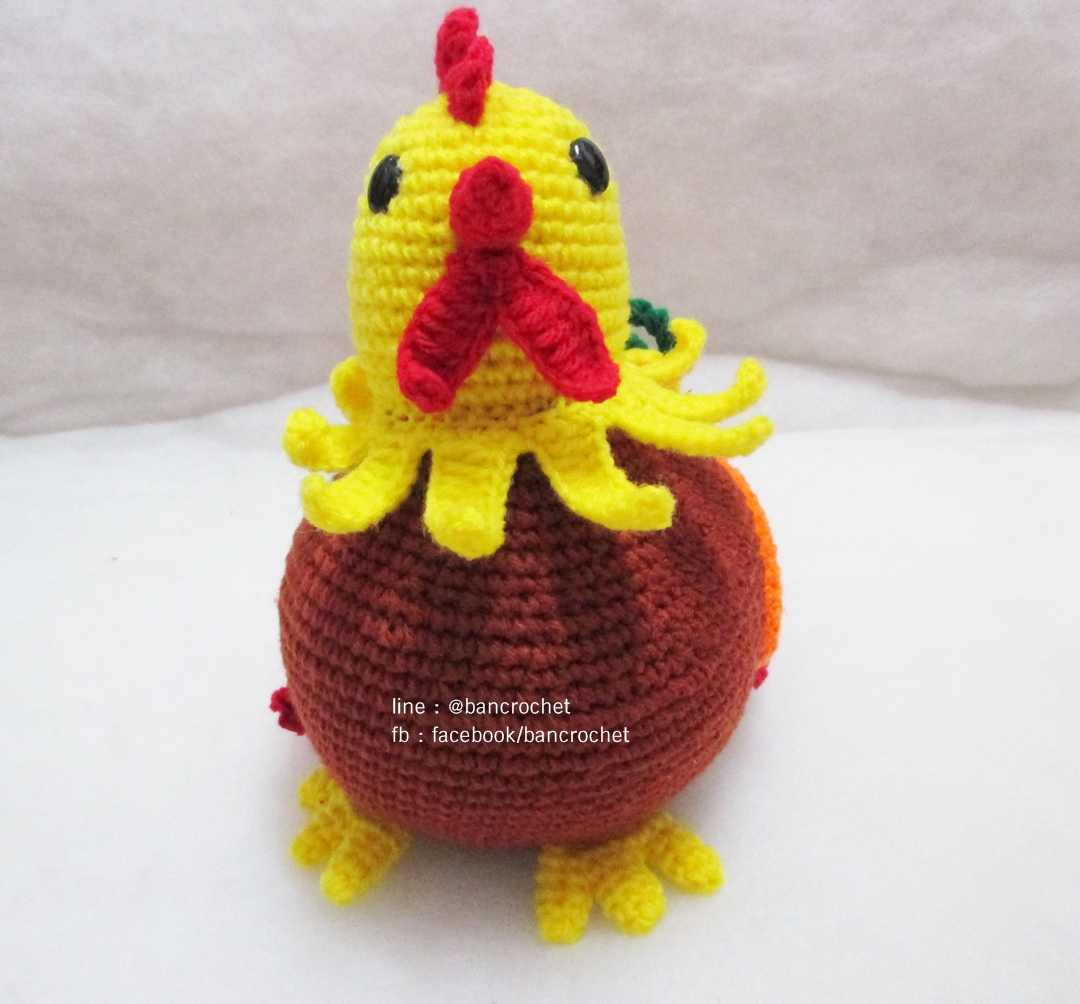 ไก่ส้มถัก