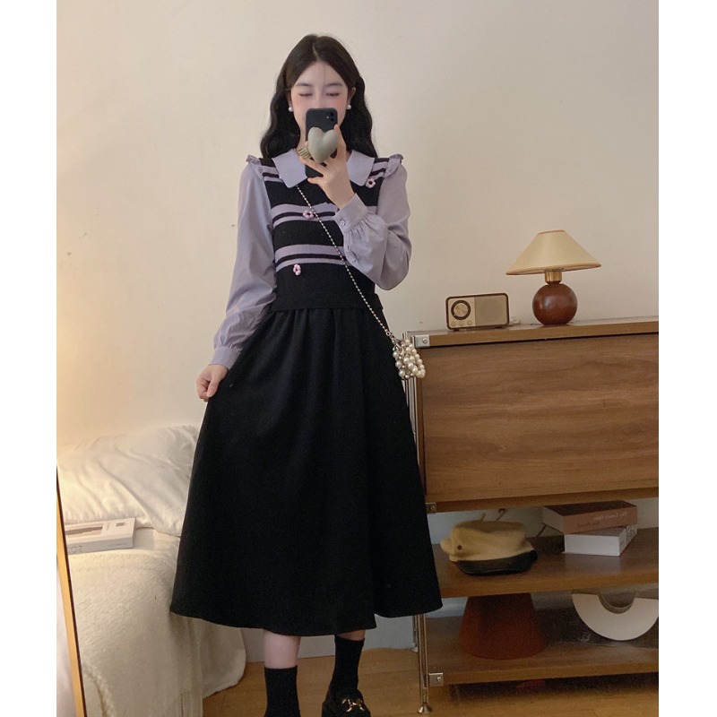 เดรสสาวอวบ มีไซส์ L-4XLอกเสื้อ 38-47 นิ้ว ใส่ได้ทั้งสาวหุ่นดีน่ารักจนถึงสาวอวบพลัสไซส์ จัดส่งฟรี! ทักแชทสั่งซื้อ