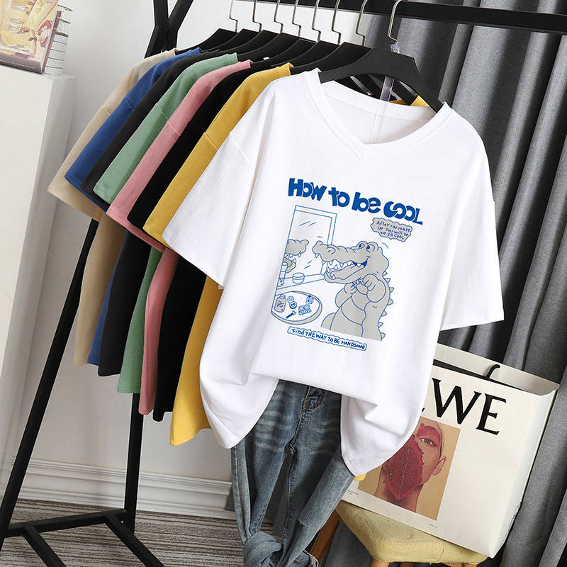 เสื้อโอเวอร์ไซส์เกาหลี เสื้อยืดพลัสไซส์ เสื้อยืดคนอ้วน เสื้อยืดโอเวอร์ไซส์ผู้หญิง