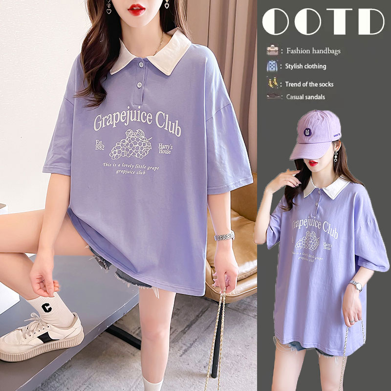 เสื้อยืดคนอ้วนแบบโอเวอร์ไซส์แบบ ulzzang fashion สนใจทักแชท