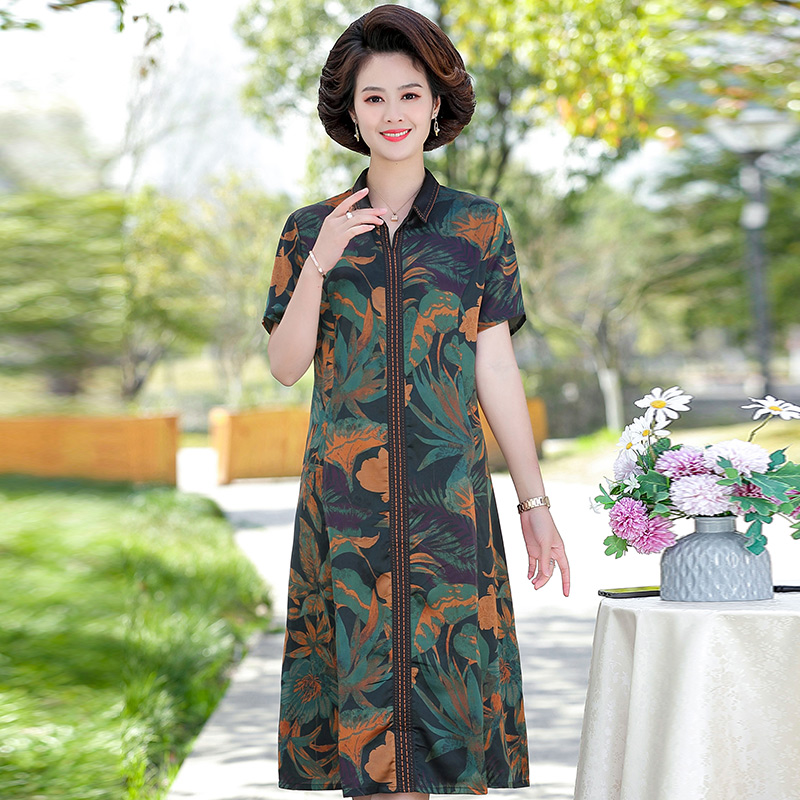 เดรสวัยผู้ใหญ่40-60ปี เดรสคุณแม่ ชุดเดรสทำงานวัยผู้ใหญ่ แบรนด์ MAMA DRESS