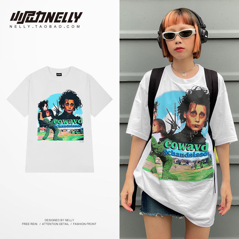เสื้อยืดคอกลม ผู้ชาย เสื้อยืดผู้ชายเกาหลี เสื้อยืดเกาหลี แบรนด์ NELLY