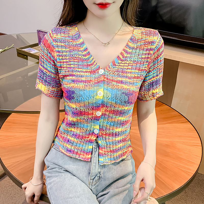 เสื้อผ้าวัยรุ่นเกาหลี เสื้อยืดวัยรุ่นผู้หญิง มีขนาด S M L XL