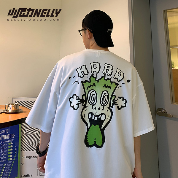 เสื้อยืดคอกลม ผู้ชาย เสื้อยืดผู้ชายเกาหลี เสื้อยืดเกาหลี แบรนด์ NELLY