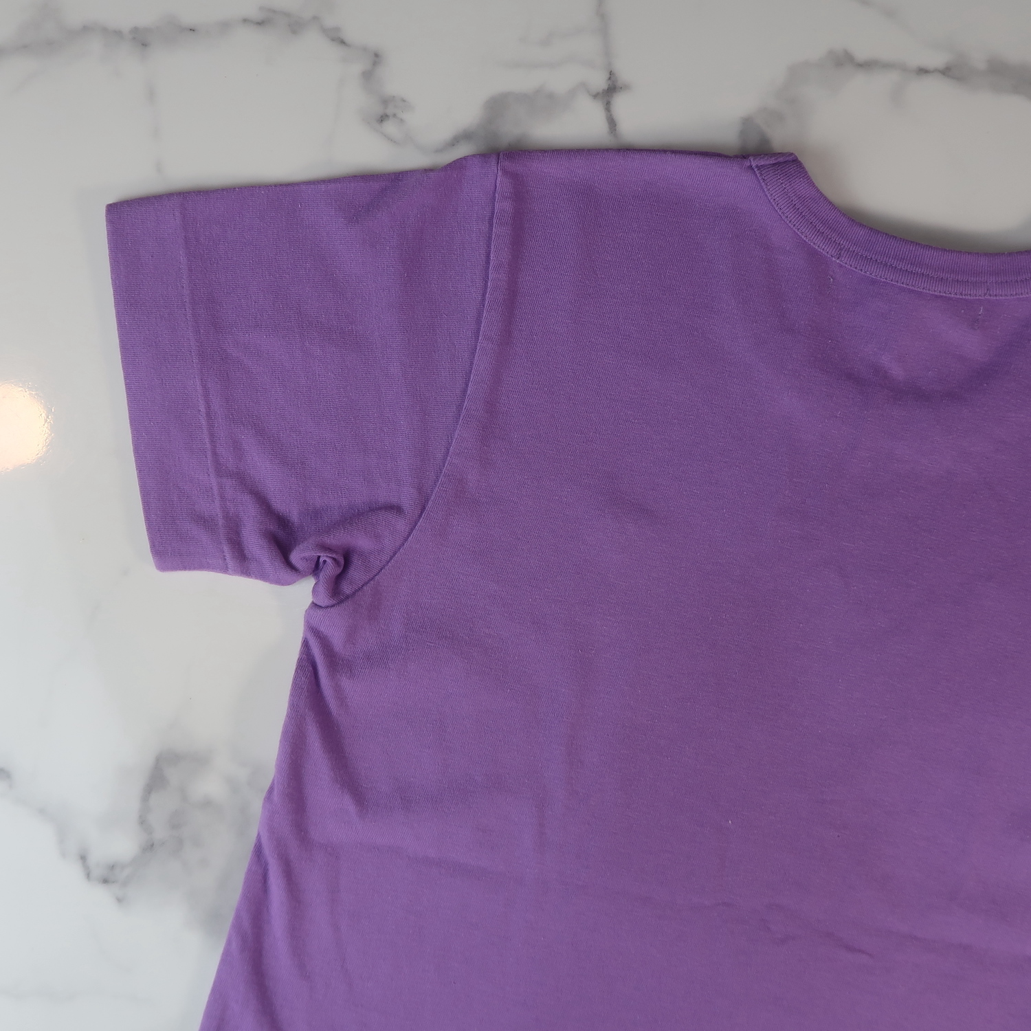 Comme Des Garcons Play Violet Cotton Red Heart Short Tee Size S