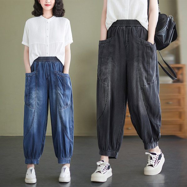 เสื้อลินินคนอ้วน เสื้อทีเชิ้ตคนอ้วนผู้หญิง เสื้อทีเชิ้ตตัวใหญ่ By Literary Plus size