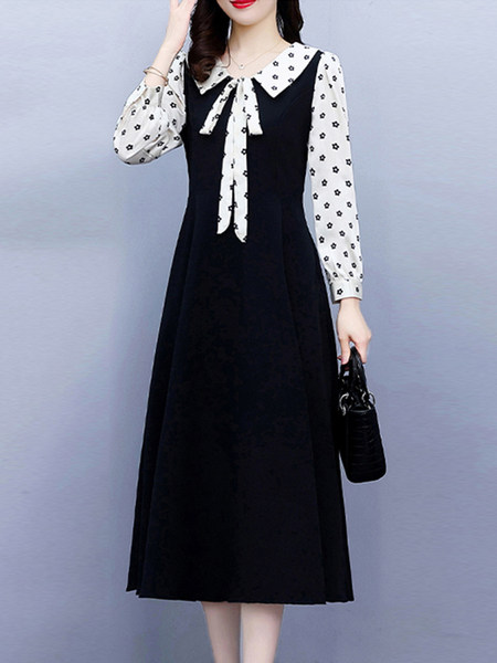 เดรสวัยผู้ใหญ่40-60ปี เดรสคุณแม่ ชุดเดรสทำงานวัยผู้ใหญ่ แบรนด์ MAMA DRESS
