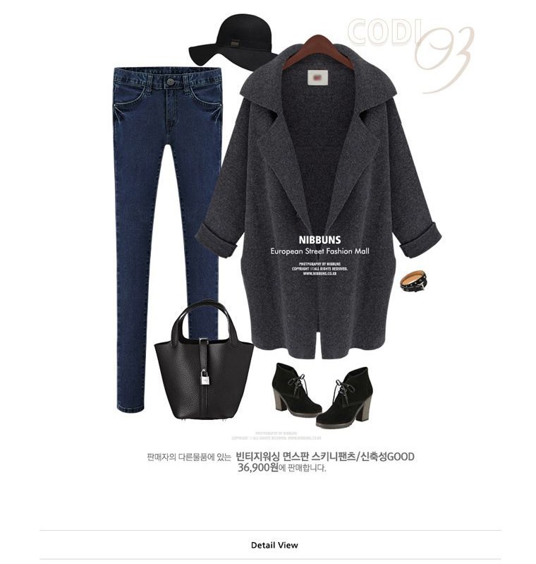 เสื้อคลุม สไตล์ยุโรป ผ้าทอเนื้อหยาบ พร้อมส่ง แบบเก๋ ใส่ได้ทุกโอกาส freesize