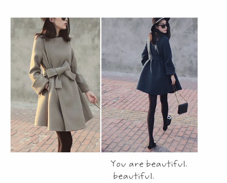 เสื้อโค้ทกันหนาว ทรงสวยสีเทาเข้มอมน้ำตาล ใส่เป็นเดรสได้เลย แบบผู้ดีมาก ผ้าวูลผสมสักกะหลาด บุซับในกันลม จะใส่เป็นเดรส หรือใส่เป็นเสื้อโค้ทปกติก็เก๋ค่า พร้อมส่งจ้า เทาเข้มอมน้ำตาล