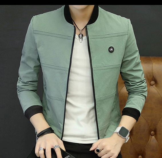 เสื้อแจ็คเก็ตเท่ ๆ เสื้อกันลม เสื้อ jacket ผ้าคอตต้อน ทรงคงตัว แบบสวย เสื้อ jacket วัยรุ่น สีพื้น ใส่เที่ยว เท่ๆ 852852