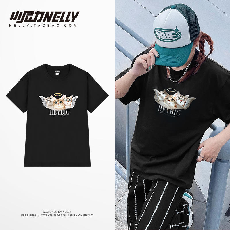 เสื้อยืดคอกลม ผู้ชาย เสื้อยืดผู้ชายเกาหลี เสื้อยืดเกาหลี แบรนด์ NELLY