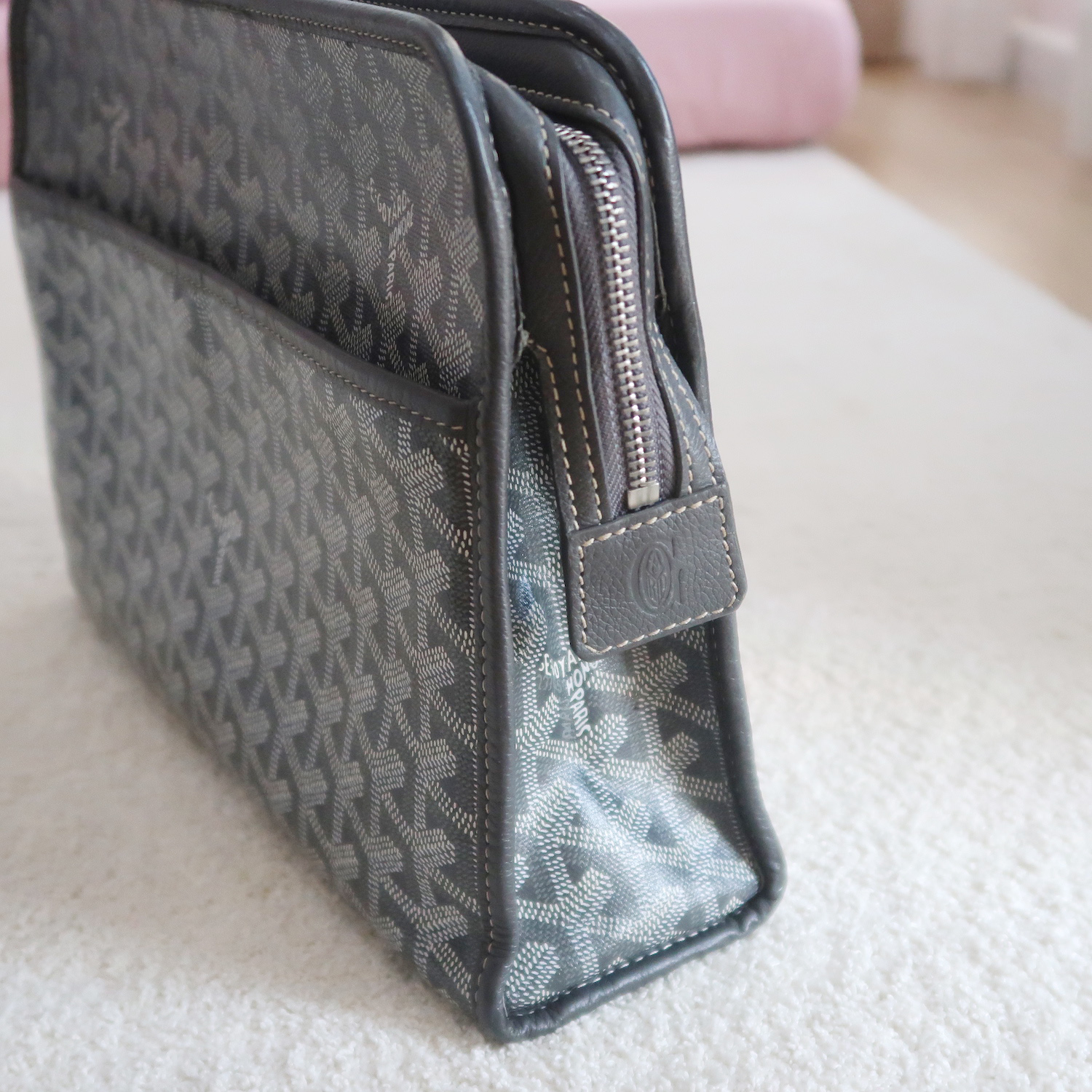 Goyard Grey Jouvence Clutch MM 2020