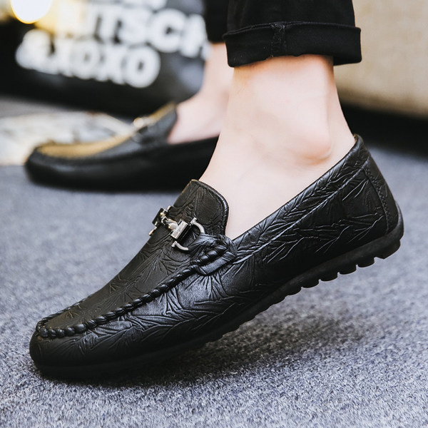 รองเท้าโลฟเฟอร์ชาย รองเท้าผู้ชาย รองเท้าแฟชั่นชาย รองเท้าหนังผู้ชาย Men Loafer Slip-On Shoes