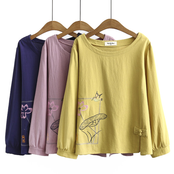 เสื้อลินินสไตล์ผู้ใหญ่ เสื้อคุณแม่ เสื้อผู้ใหญ่ แบรนด์ LININ