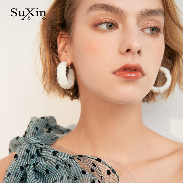 ตุ้มหู ต่างหู ต่างหูผู้หญิง By SuXin