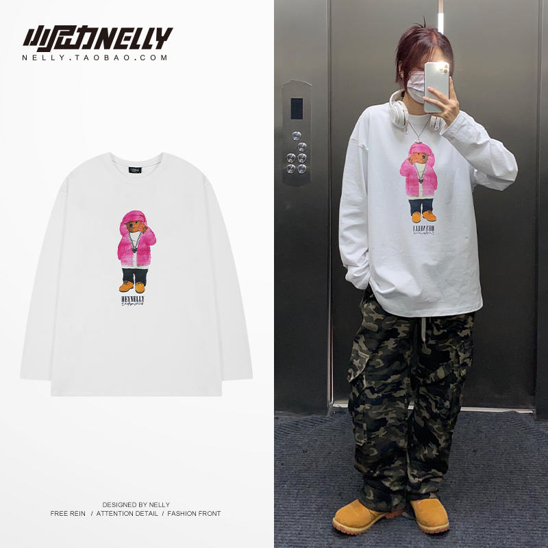 เสื้อยืดคอกลม ผู้ชาย เสื้อยืดผู้ชายเกาหลี เสื้อยืดเกาหลี แบรนด์ NELLY