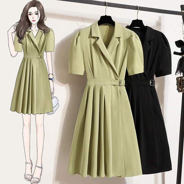 เดรสคนอ้วน เดรสสาวอวบ ชุดเดรสคนอ้วนวัยรุ่น BY PLUS SIZE Girl