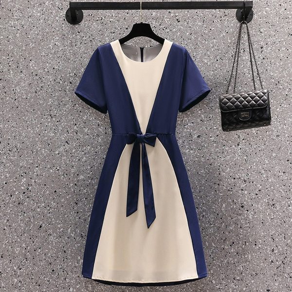 เดรสคนอ้วน เดรสสาวอวบ ชุดเดรสคนอ้วนวัยรุ่น BY PLUS SIZE Girl
