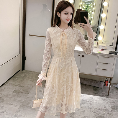 เดรสวัยรุ่น เดรสลูกไม้ชีฟอง By Meiyi women's clothing