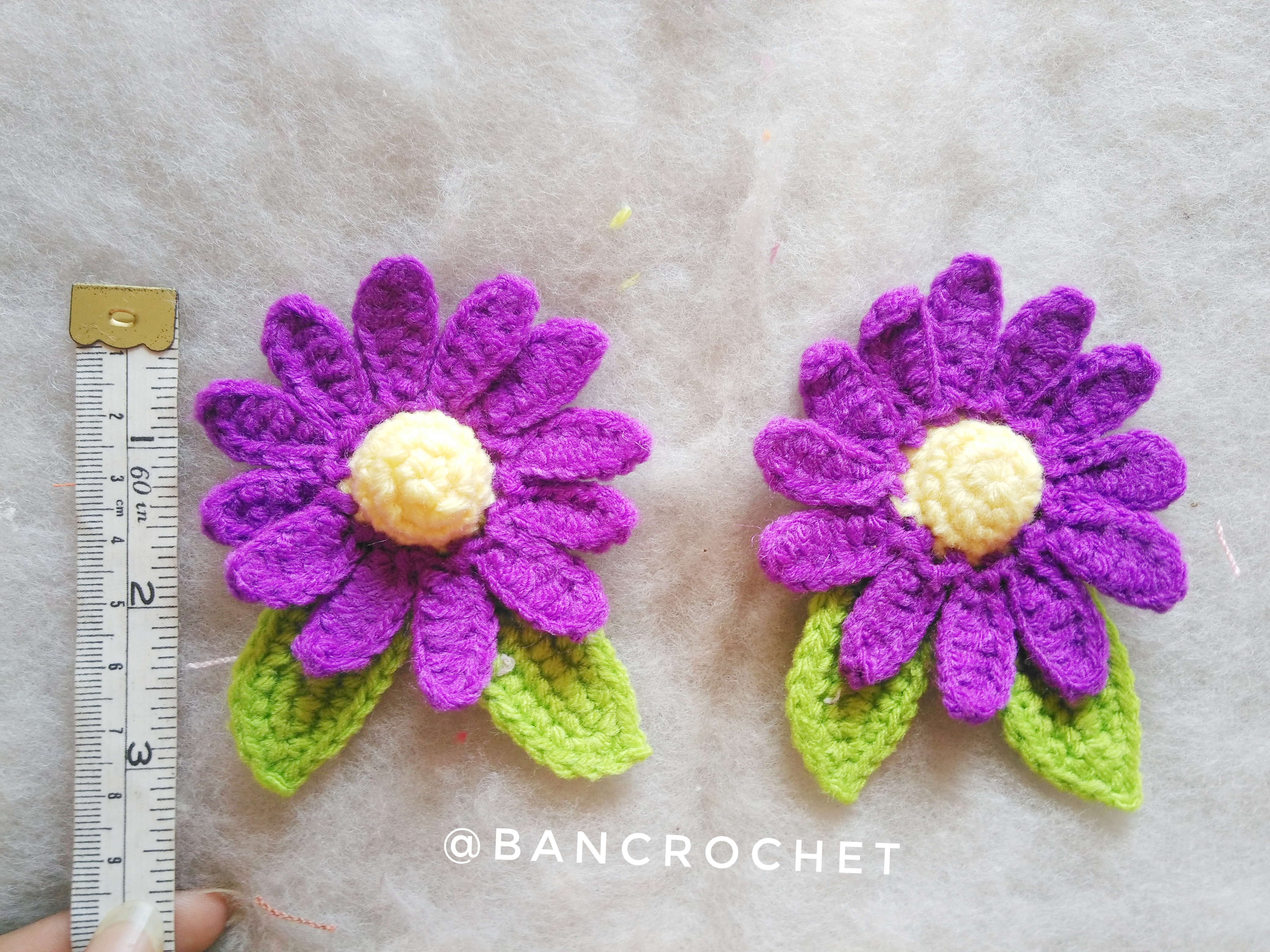 ดอกดาวกระจายสีม่วง Purple Sulfur Cosmos flowers ม่วง/Purple 3 นิ้ว/inches