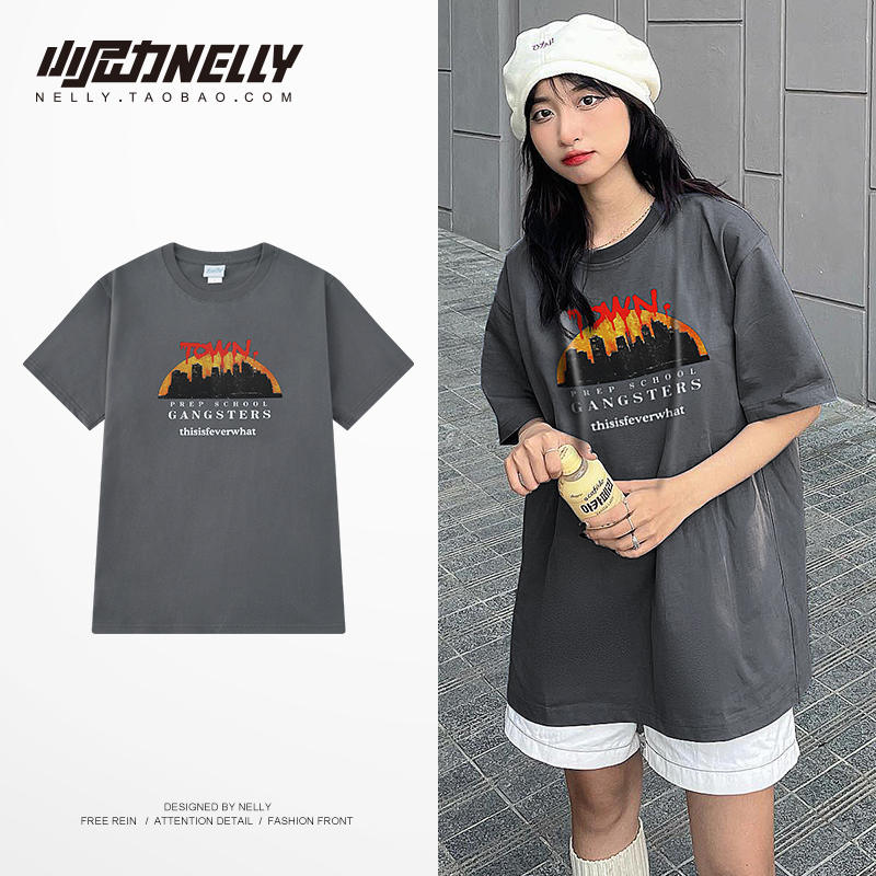 เสื้อยืดคอกลม ผู้ชาย เสื้อยืดผู้ชายเกาหลี เสื้อยืดเกาหลี แบรนด์ NELLY